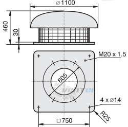 Rosenberg DHW 630-8 D - описание, технические характеристики, графики